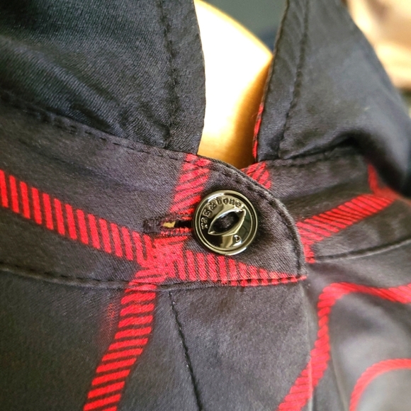 Rag & Bone Silk Shirt with Red and Yellow Accents - Picture 6 of 7